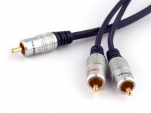 Pro Series 3m 1 RCA to 2 RCA Subwoofer Y-Cable (Thumbnail )