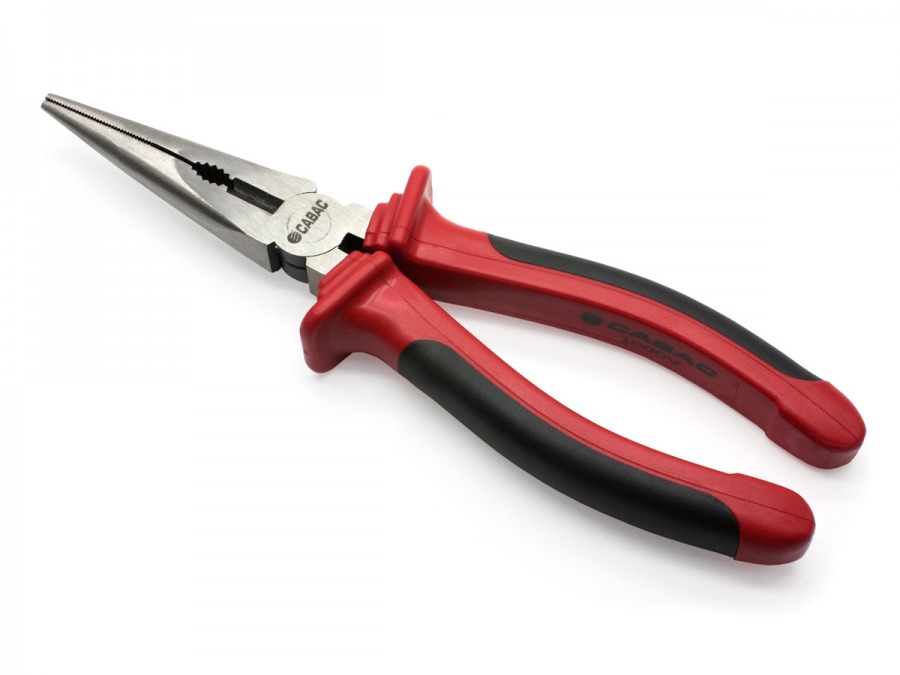 Professional Insulated 205mm Cabac Long Nose Pliers (1000V Rated) (Photo )