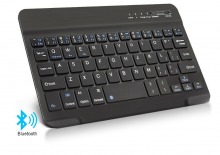 Rechargeable Mini Bluetooth Keyboard (Black) (Thumbnail )