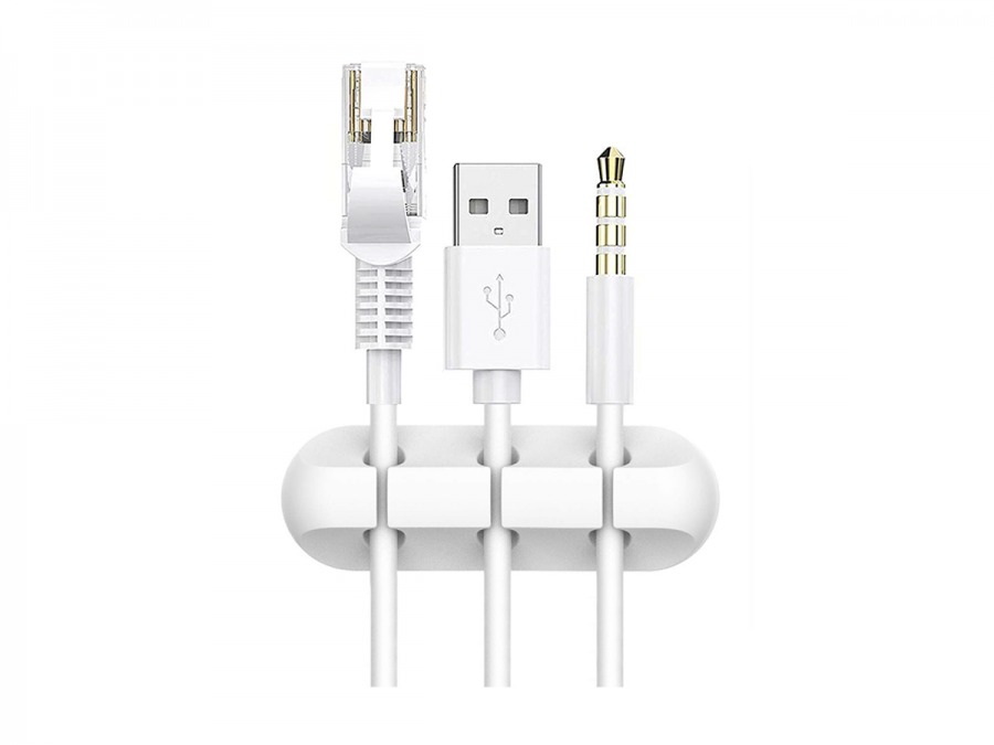 3-Pack Metal Cable Holders — Adhesive & Screw Mount, Aluminum, Organize Chargers & Wires (Bronze)