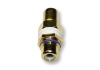 Single RCA Wall Plate Coupler, Blue Indicator (Gold Plated) (Thumbnail )