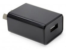 Single Socket USB Wall Charger (5V/2A - Black) (Thumbnail )