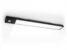 Slimline 30cm Magnetic LED Motion Sensor Light Bar - Rechargeable (Black)