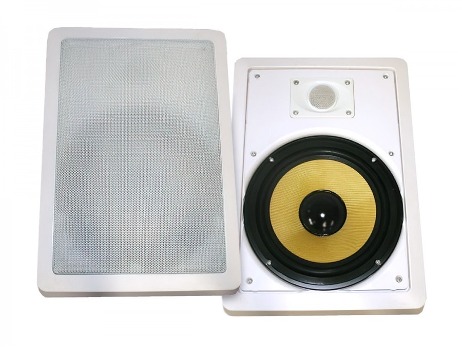 Square 6 5 Pair Of 2 Way Wall Ceiling Mounted Speakers
