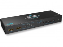 Avencore 4K HDMI 4x2 True Matrix Switch & Audio Extractor (HDMI 2.0 Supports 4K@60Hz)