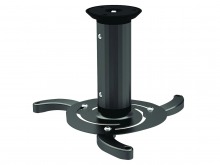 Universal 3-Point LCD & DLP Projector Ceiling Mount Bracket (Black) (Thumbnail )