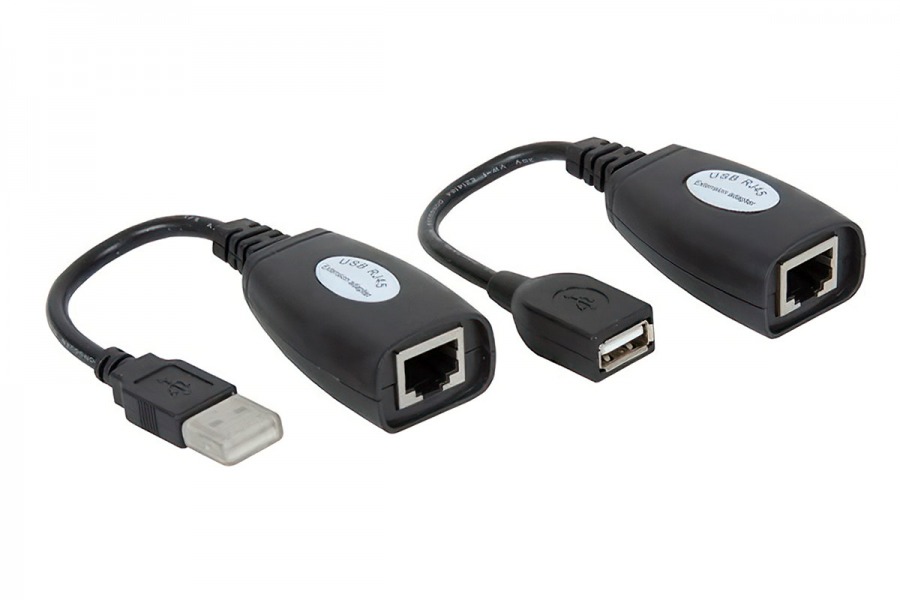 USB 1.1 over Cat5 Extender (50m) (Photo )
