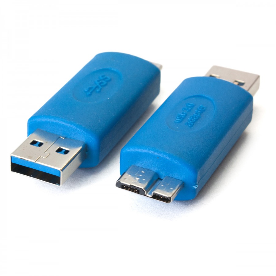 USB 3.0 Adaptor Type-A Male to Micro-B 10-Pin Male (Photo )