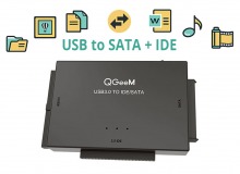 USB 3.0 to SATA & IDE HDD Adapter Kit (Supports 2.5" & 3.5" Drives) (Thumbnail )