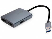 USB to HDMI @ 1080p Video Adapter (USB 3.0 - Mirror or Extend on PC)