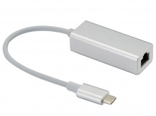 USB to RJ45 Ethernet Gigabit Network Adapter with USB-C Interface (Thumbnail )