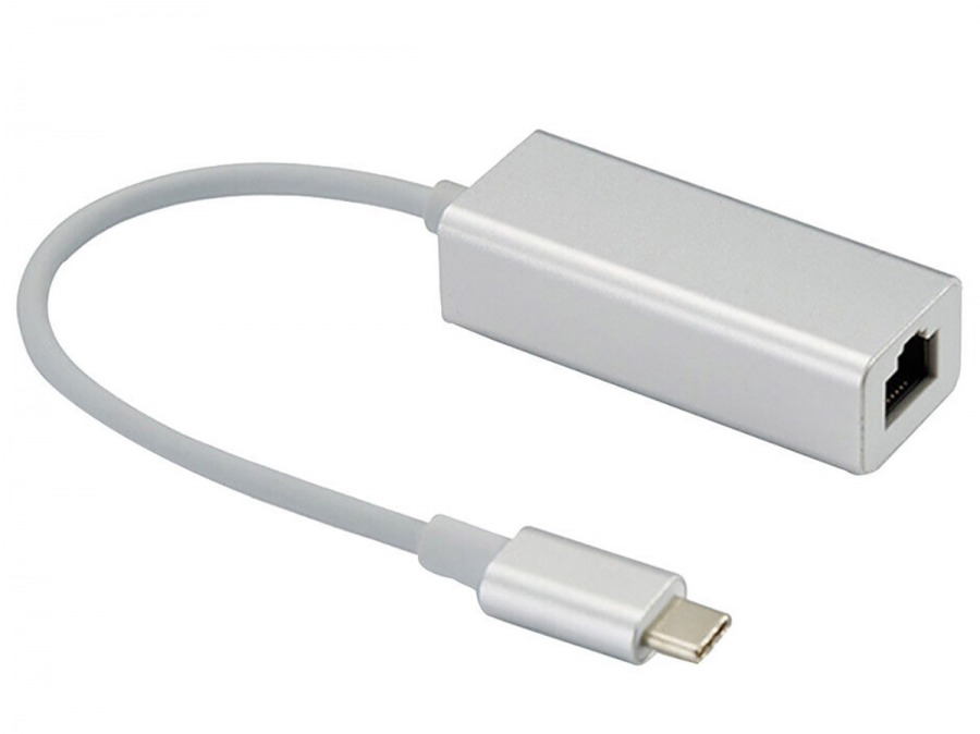USB to RJ45 Ethernet Gigabit Network Adapter with USB-C Interface (Photo )