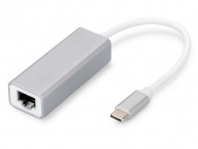 USB to RJ45 Ethernet Network Adapter with USB-C Interface