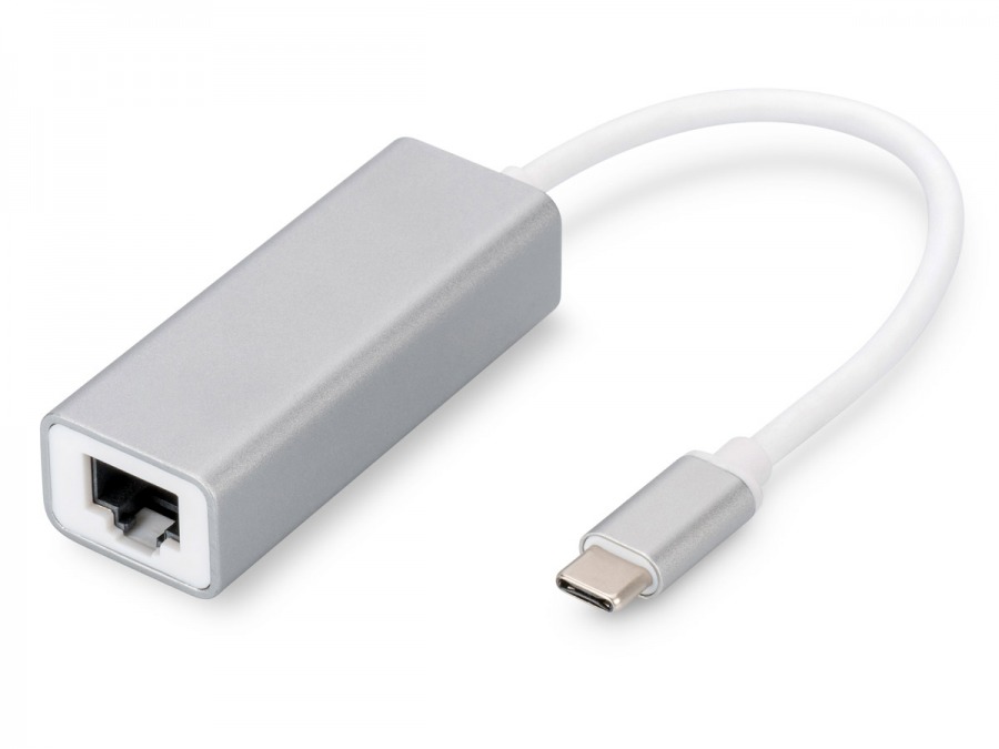 USB to RJ45 Ethernet Network Adapter with USB-C Interface (Photo )