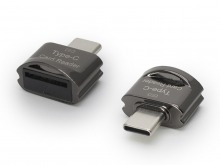 USB Type-C Micro SD Card Reader - Black