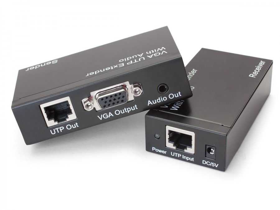 Pro2 Pro1221 Composite Stereo Cat5 Extender Stereo Audio Balun Radio Parts Electronics Components