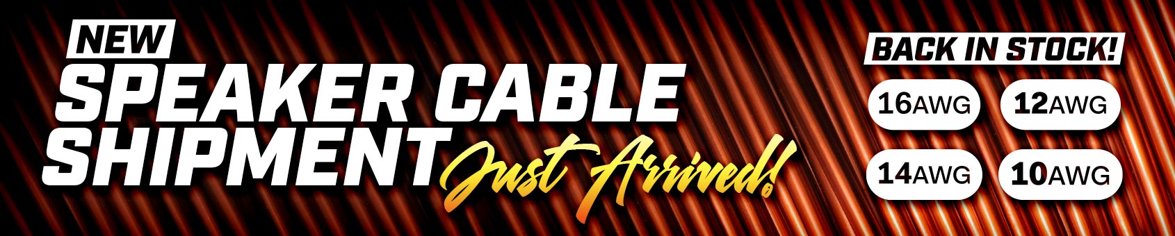 A MASSIVE Shipment of Avencore SPEAKER CABLE has just arrived in our warehouse - Don't Miss Out!!