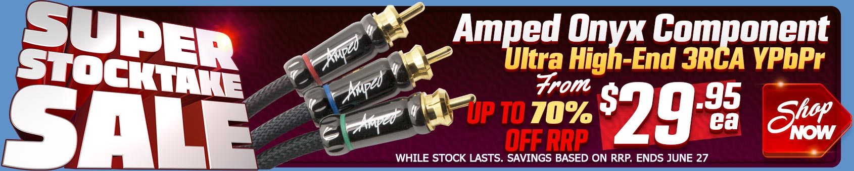 It's our BIGGEST SALE OF THE YEAR with MASSIVE SAVINGS on GREAT CABLES & ACCESSORIES during June!!!