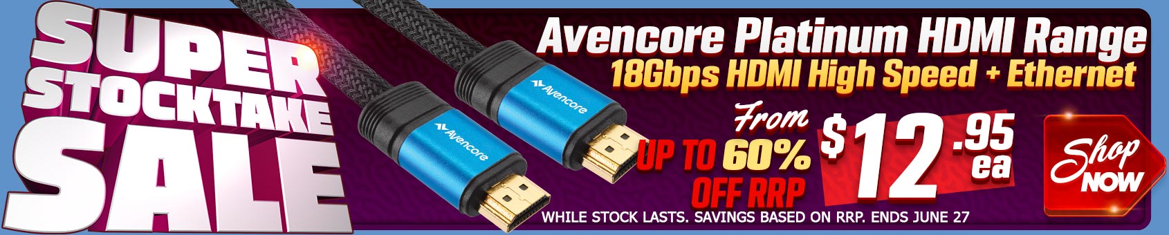 It's our BIGGEST SALE OF THE YEAR with MASSIVE SAVINGS on GREAT CABLES & ACCESSORIES during June!!!