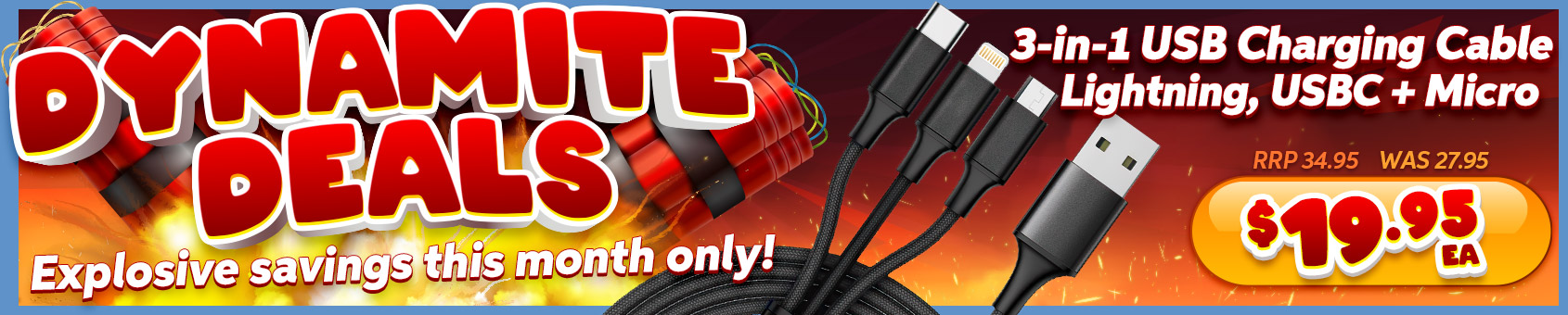 Our DYNAMITE DEALS Bring You GREAT PRODUCTS, at GREAT PRICES Throughout May!!!