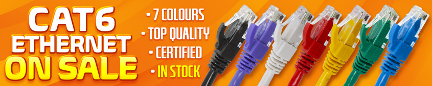 Get our BEST PRICES EVER on CAT6 Cables this month!!!
