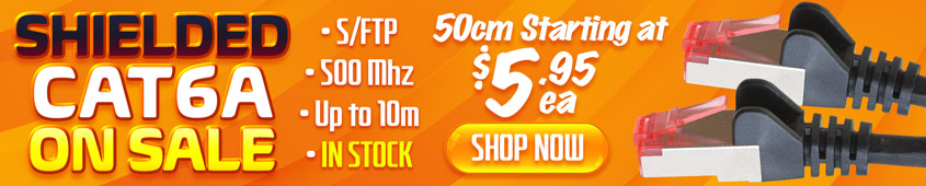 Our LOWEST BIGGEST DISCOUNTS EVER on CAT6A High-End Ethernet Cables!!!