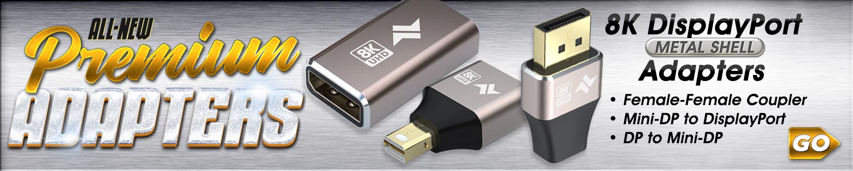 Introducing our NEW RANGE of Premium AVENCORE DISPLAYPORT Adapters!!!