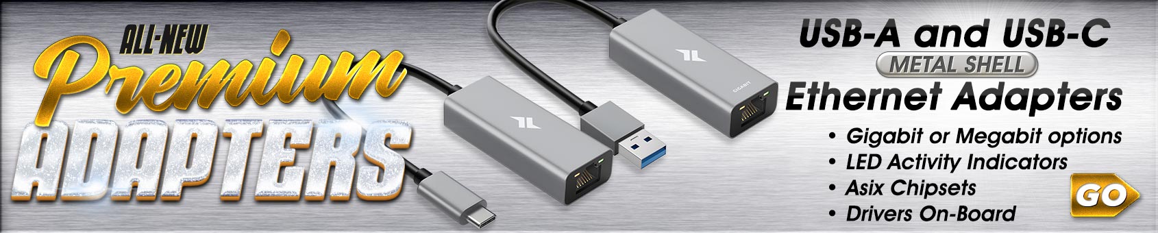 Introducing our NEW RANGE of Premium AVENCORE ETHERNET Adapters!!!