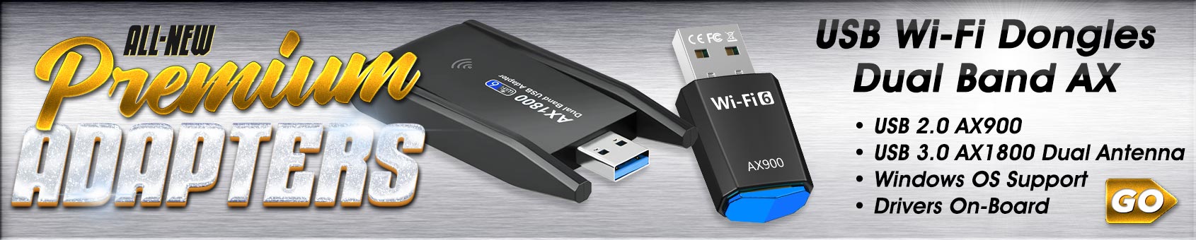 Introducing our NEW RANGE of Premium Wi-Fi Adapters!!!