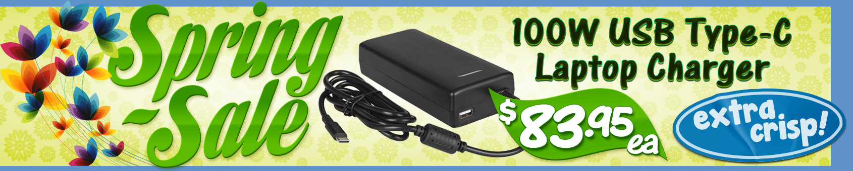 100W PD USB-C Laptop Charger! A perfect Replacement or Spare Charger!