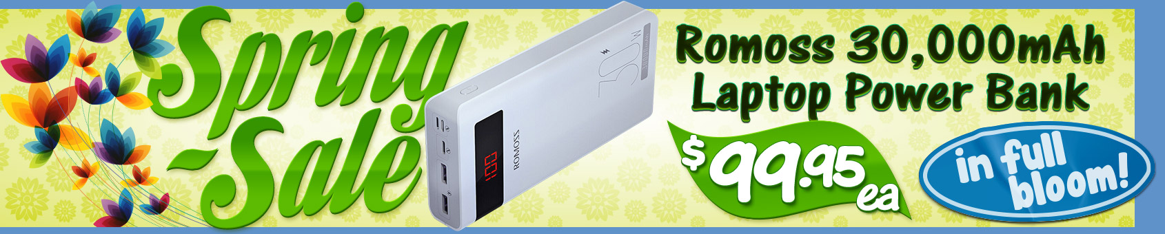 With 30,000mAh of Stored Power and enough grunt for Laptops, you'll wonder how you lived with it!